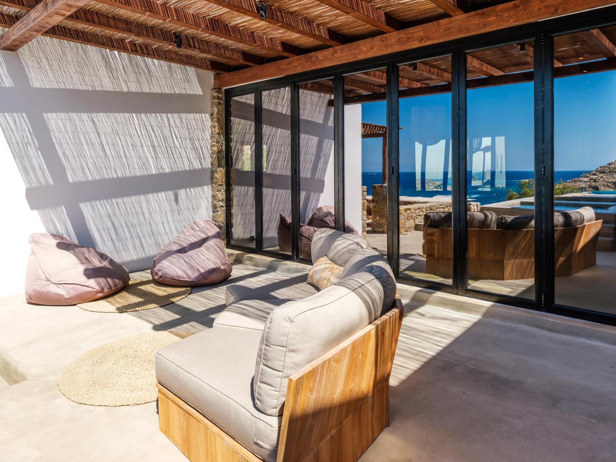 Trinity Mykonos - Beachfront Villa Platys Gialos  Exterior photo